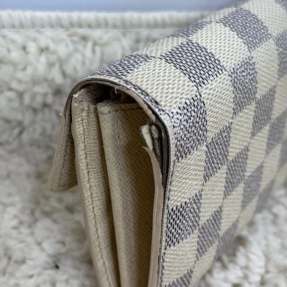 Louis‎ Vuitton Damier Azur SarahWallet White women’s - Picture 5 of 15